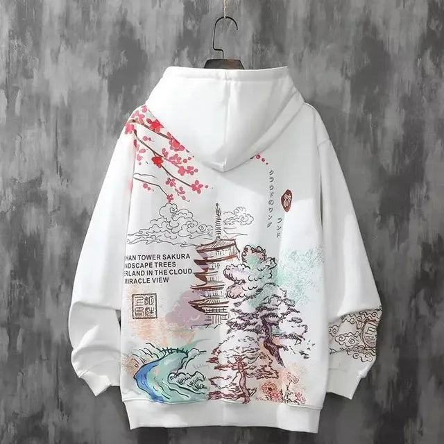 Men's Fleece Hoodie - Harajuku Style Streetwear Jacket | Streetwear