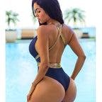 One-Piece Swimsuit with Hollow Design
