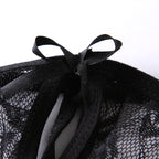 Lace Thong Bodystocking with Open Crotch for Women