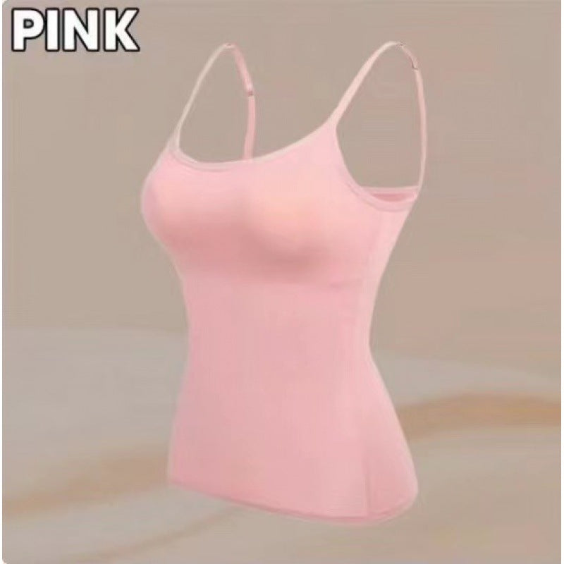 Women's Slim Fit Modal Camisole with Built-in Cups