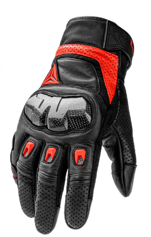Breathable Sheepskin Leather Motorcycle Gloves (One Pair)