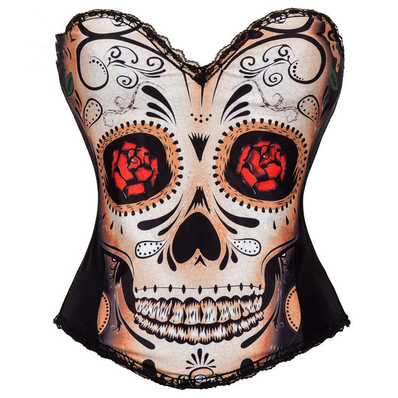 New Halloween Corset Shaping Waist Cincher Dress