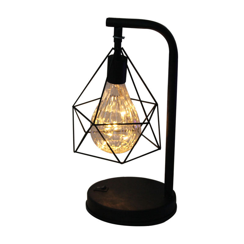 LED Iron Art Table Lamp for Home Decor and Christmas