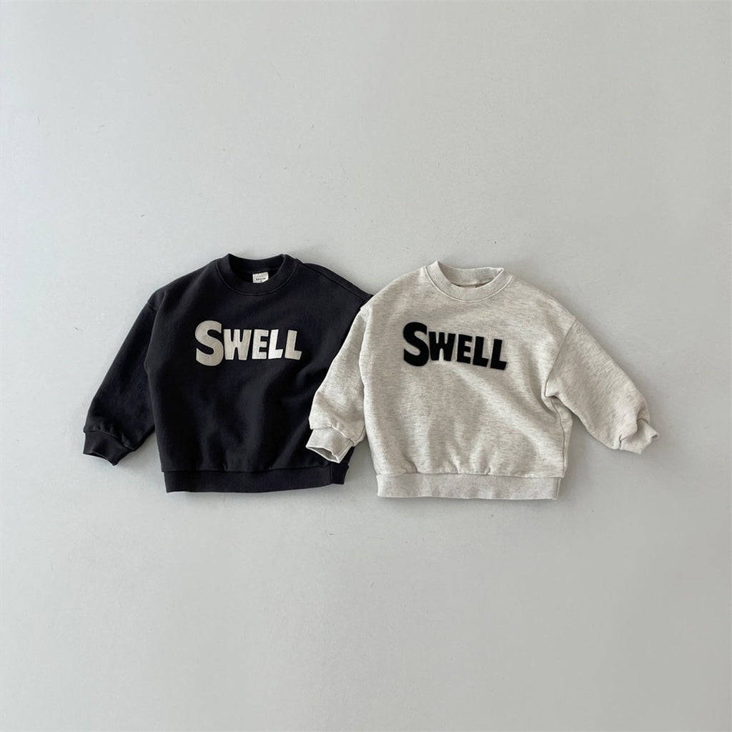 Loose Fit Children's Sports Sweater Top