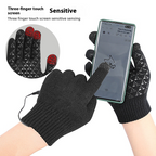 USB Heated Knitted Thermal Gloves
