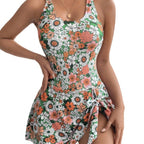 Women's Printed Dress Swimsuit