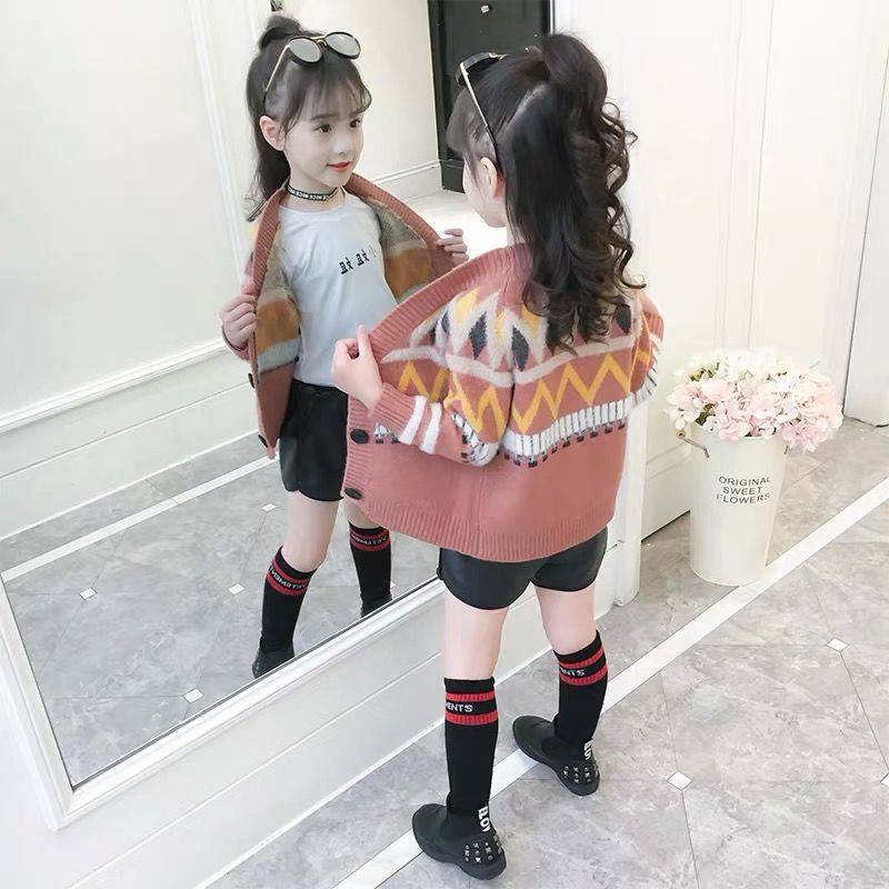 Korean Style Threaded Children's Sweater