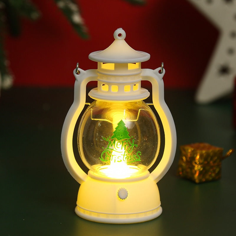 Christmas LED Portable Small Oil Lamp