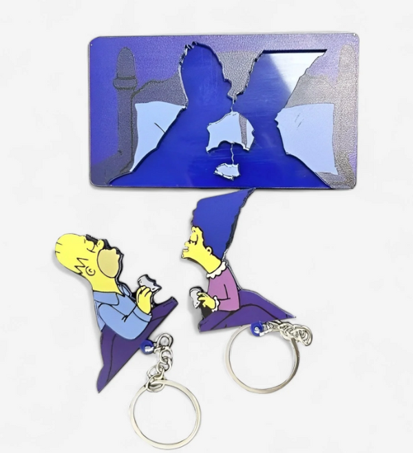Creative Couple Keychain Set (One Pair) | Accessory