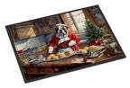 English Bulldog Christmas Cookies Doormat