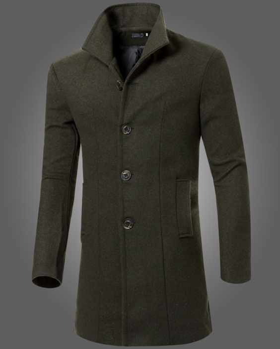 Mid-Length Men's Coat