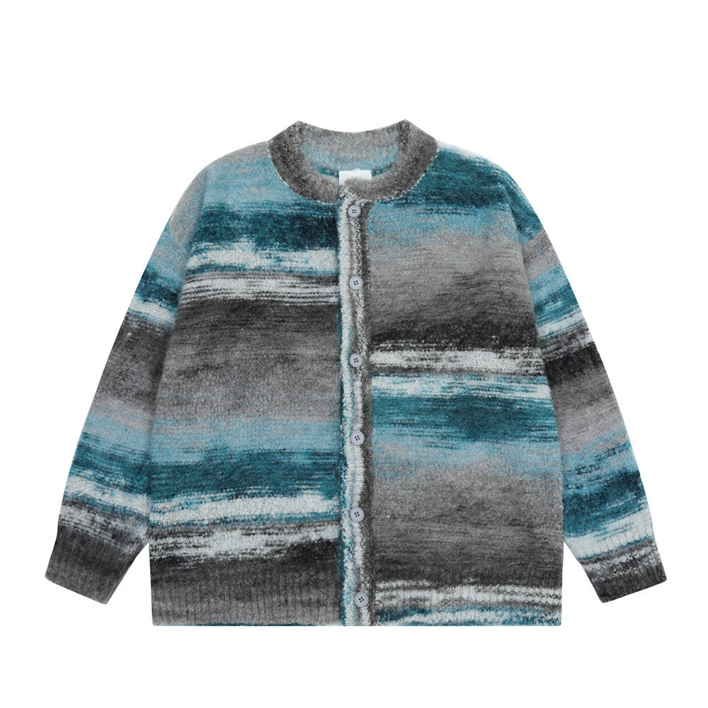 European American Loose Knitwear Coat for Fall/Winter