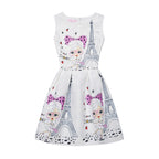 Girls' Summer Dress 2017 - Printed A-Line Style