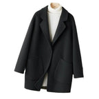 2023 Women's Elegant Pure Wool Short Coat for Autumn