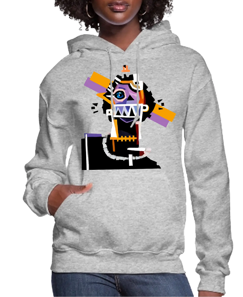 Neocubism Artwork Women’s Hoodie | Streetwear