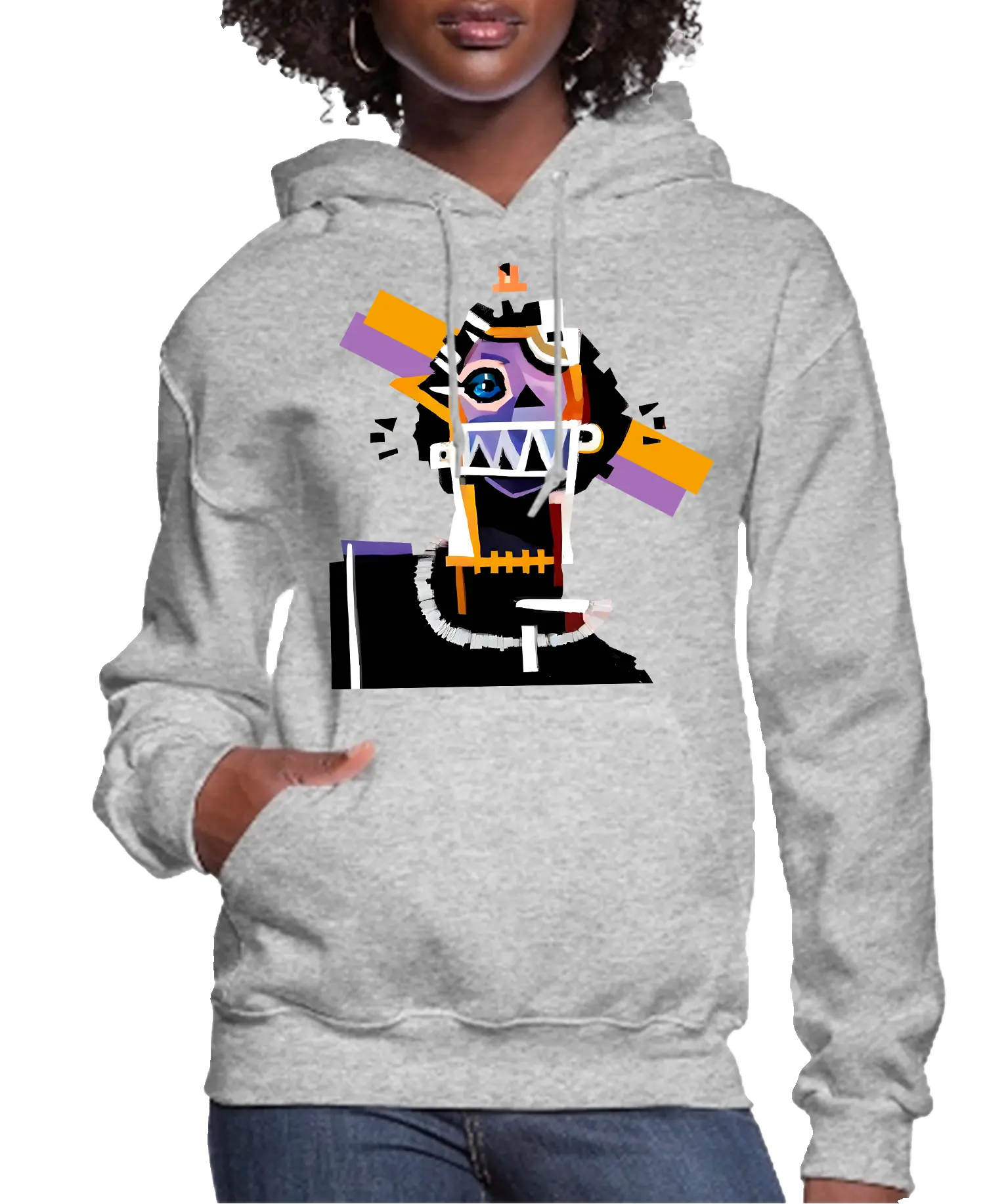Neocubism Artwork Women’s Hoodie | Streetwear