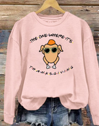 Thanksgiving Sweatshirt Inspired by Friends Turkey Episode | Streetwear