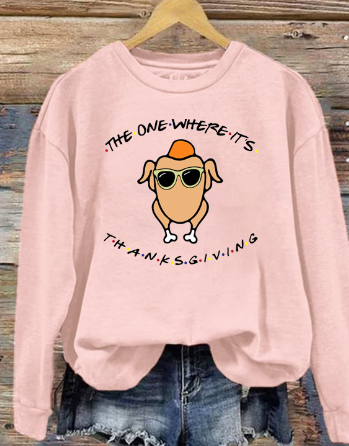Thanksgiving Sweatshirt Inspired by Friends Turkey Episode | Streetwear