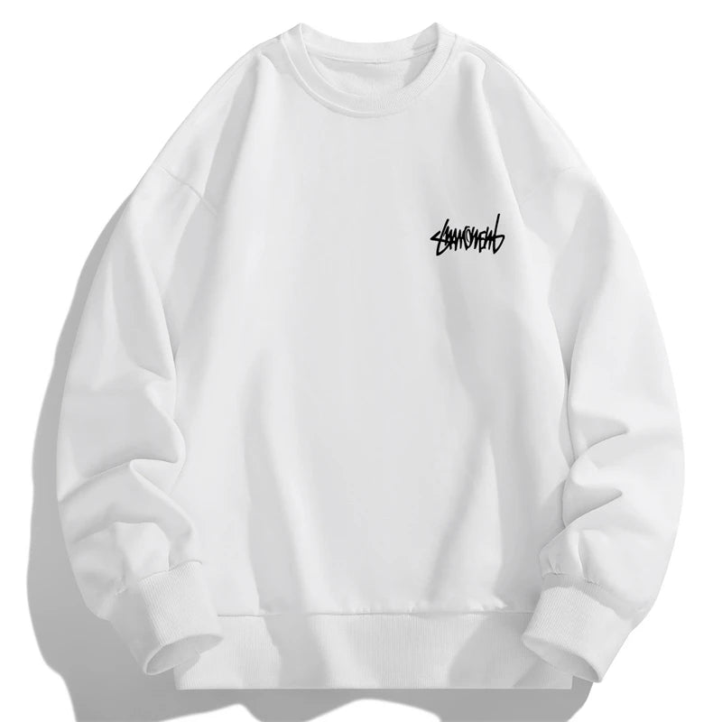 Men's Long Sleeve Round Neck Sweater Underlay T-Shirt | Streetwear