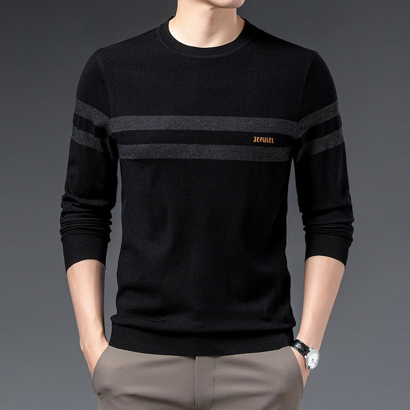 Men's Round Neck Fashion Pullover Sweater | Streetwear