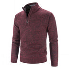 New Style Plus Velvet Men's High Neck Pullover Sweater | Streetwear