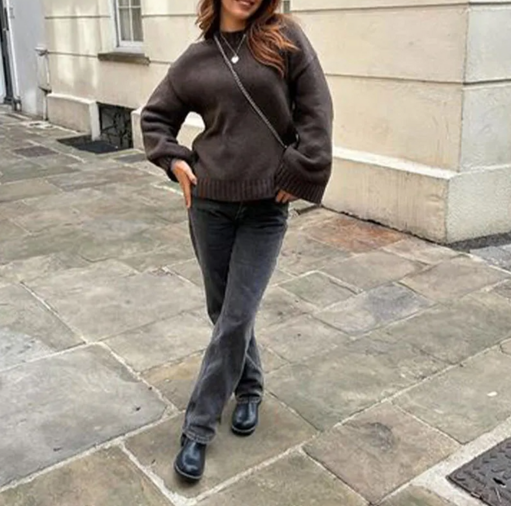Solid Color Loose Sweater