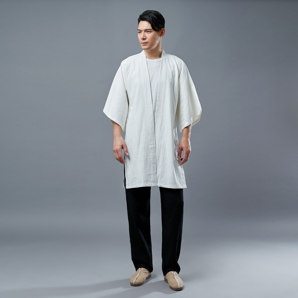 Men's Thin Style Middle-Sleeved Han Jacket