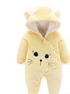 Thick Baby Bodysuit for Fall and Winter Wear