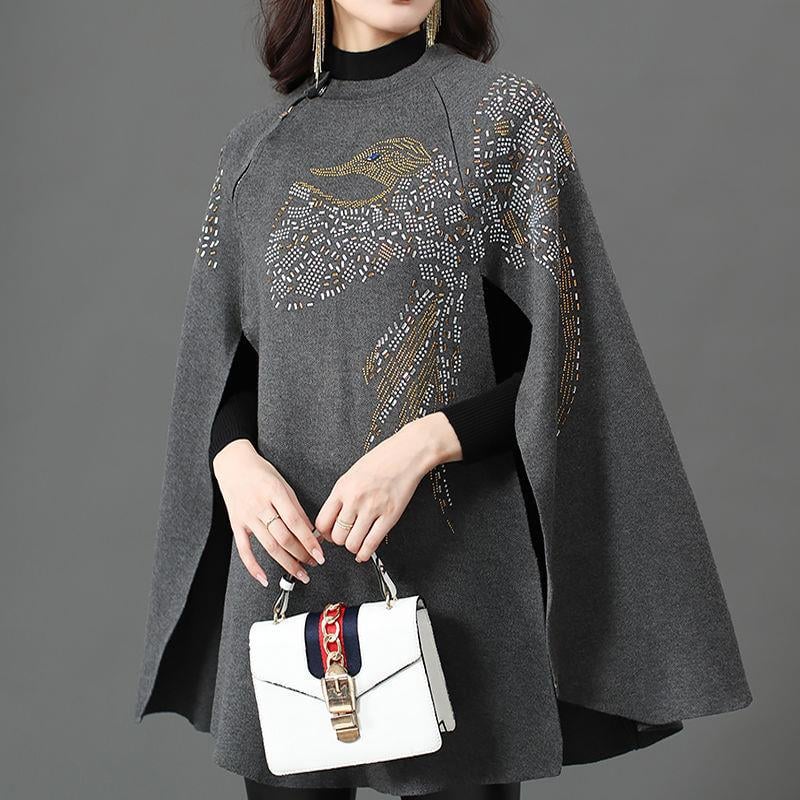 Thickened Pullover Sweater Cloak for Women | Streetwear