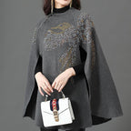 Thickened Pullover Sweater Cloak for Women | Streetwear