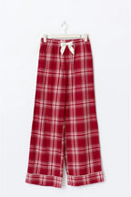 Women's Casual Plaid Bow Tie Camisole Set