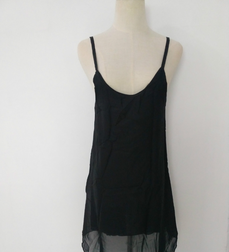 Women's Dress - Sleeveless Short Skirt Design