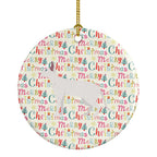 Peterbald #2 Cat Christmas Ceramic Ornament