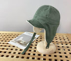 Women's Winter Warm Lamb Wool Leifeng Hat | Embroidered Cap