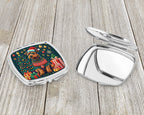 Welsh Terrier Christmas Compact Mirror