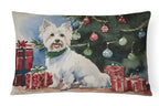 Westie Christmas Throw Pillow