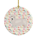 Glen of Imal #2 Merry Christmas Ceramic Ornament
