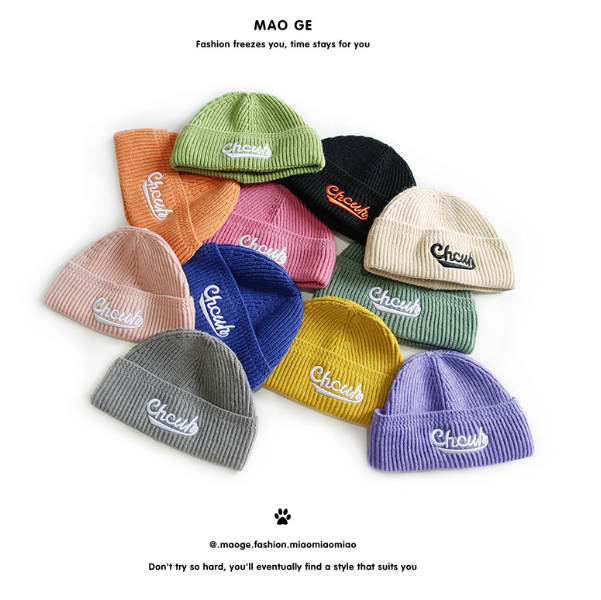 Embroidered Letter Knitted Beanie for Women | Embroidered Cap