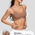 Wireless Push-Up Scalloped Bralette - No Underwire