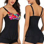 Women's Plus Size Striped Bikini Swimsuit 2022
