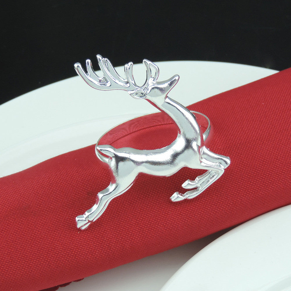 Elegant Deer Napkin Ring for Fine Dining (Christmas Gift)