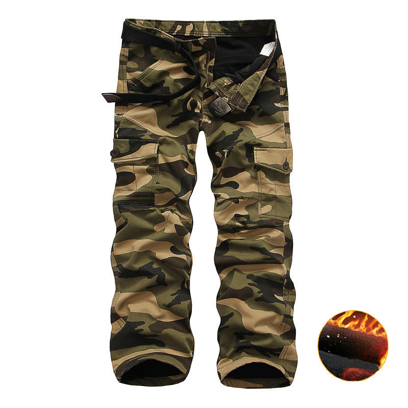High-Quality Cotton Men's Cashmere Camouflage Pants