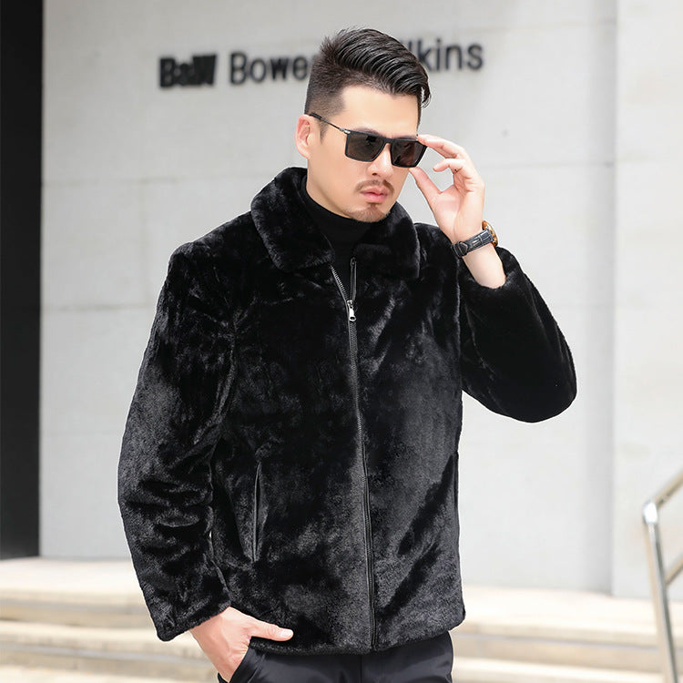 Men's Casual Plus Velvet Jacket for Autumn & Winter