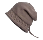 Women's Warm Pullover Hat with Drawstring Design | Streetwear