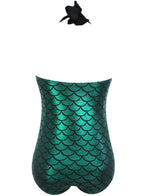 Hollow Back Mermaid One-Piece Swimsuit for Women