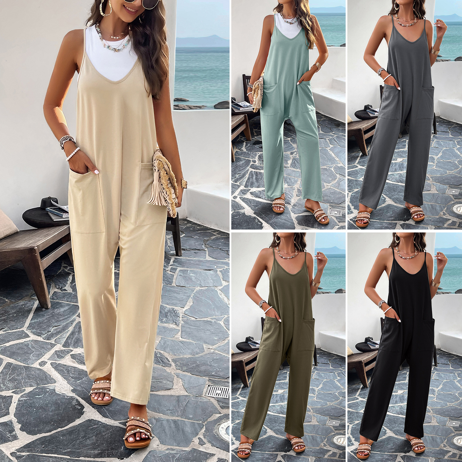 Women's Slim Fit Solid Color Bodysuit