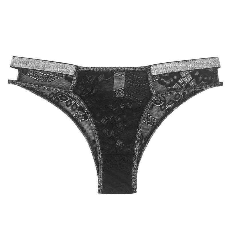 Women's Seamless Lace Low Waist Thong for Daily Wear