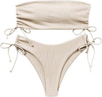 2024 Women's Colorful Strapless Bikini Swimwear