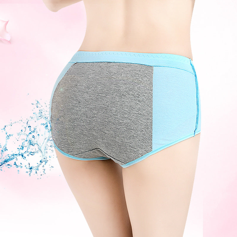 High-Waisted Cotton Period Panties for Women