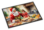 Cookies with Santa Claus Doormat